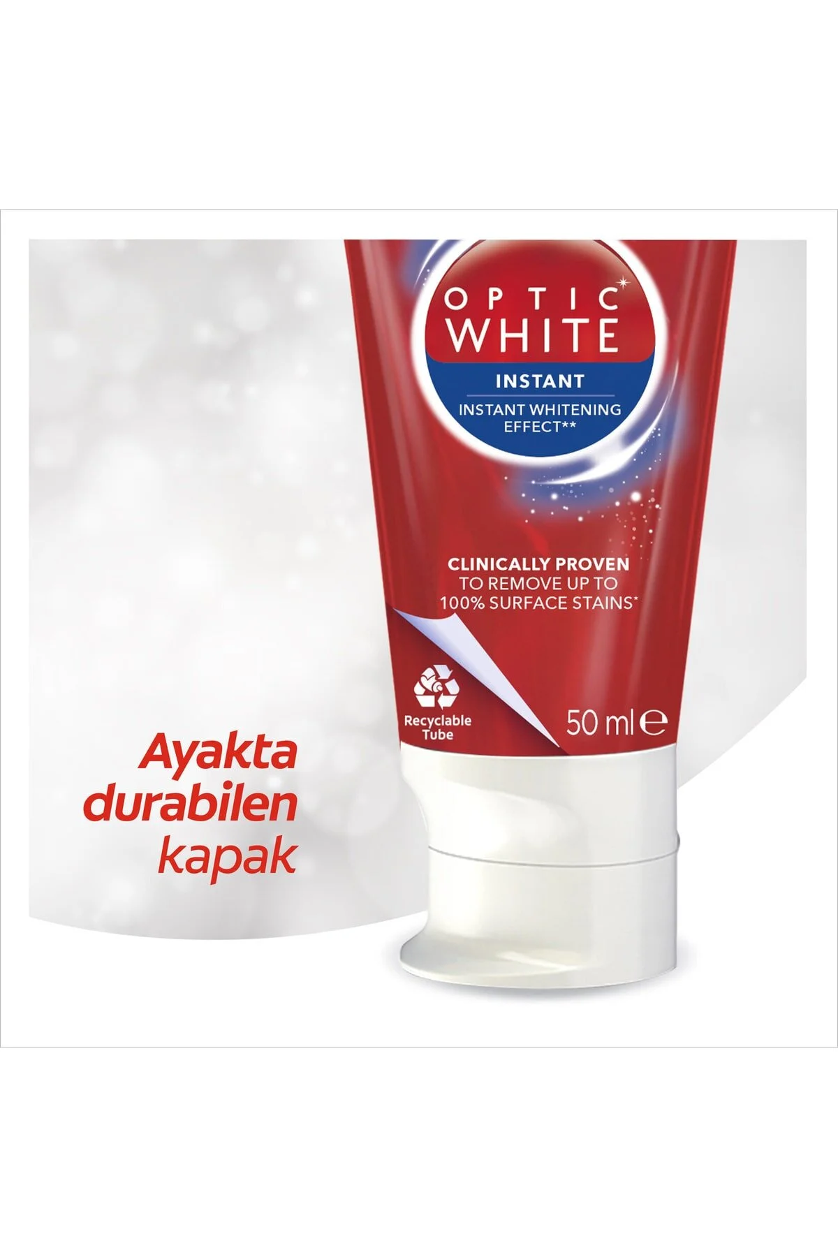 خمیر دندان سفیدکننده فوری 50 میلی لیتر مناسب برای استفاده روزانه کلگیت Colgate