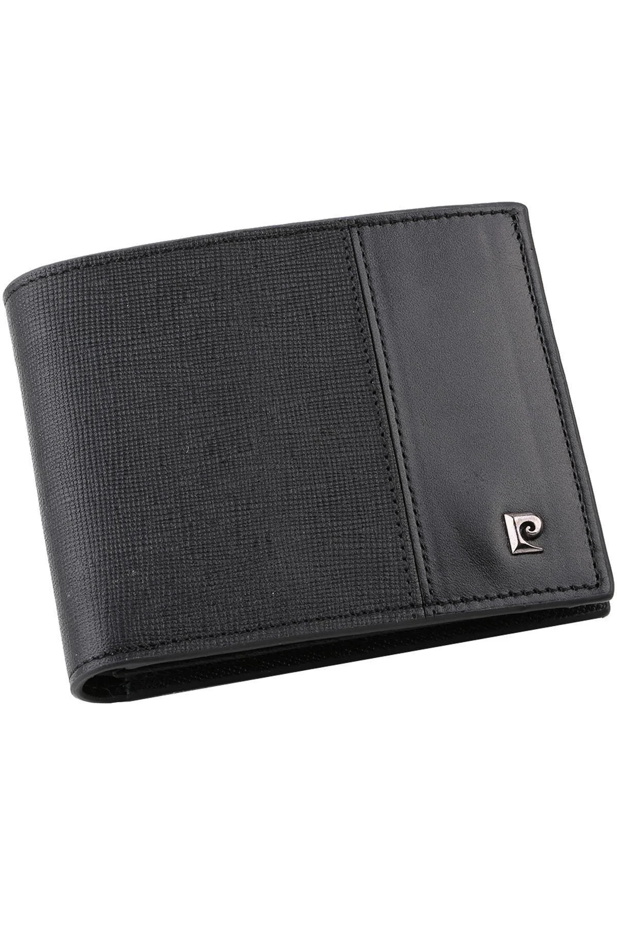 کیف پول مردانه چرمی اصل Wint مدل Analin مشکی Pierre Cardin