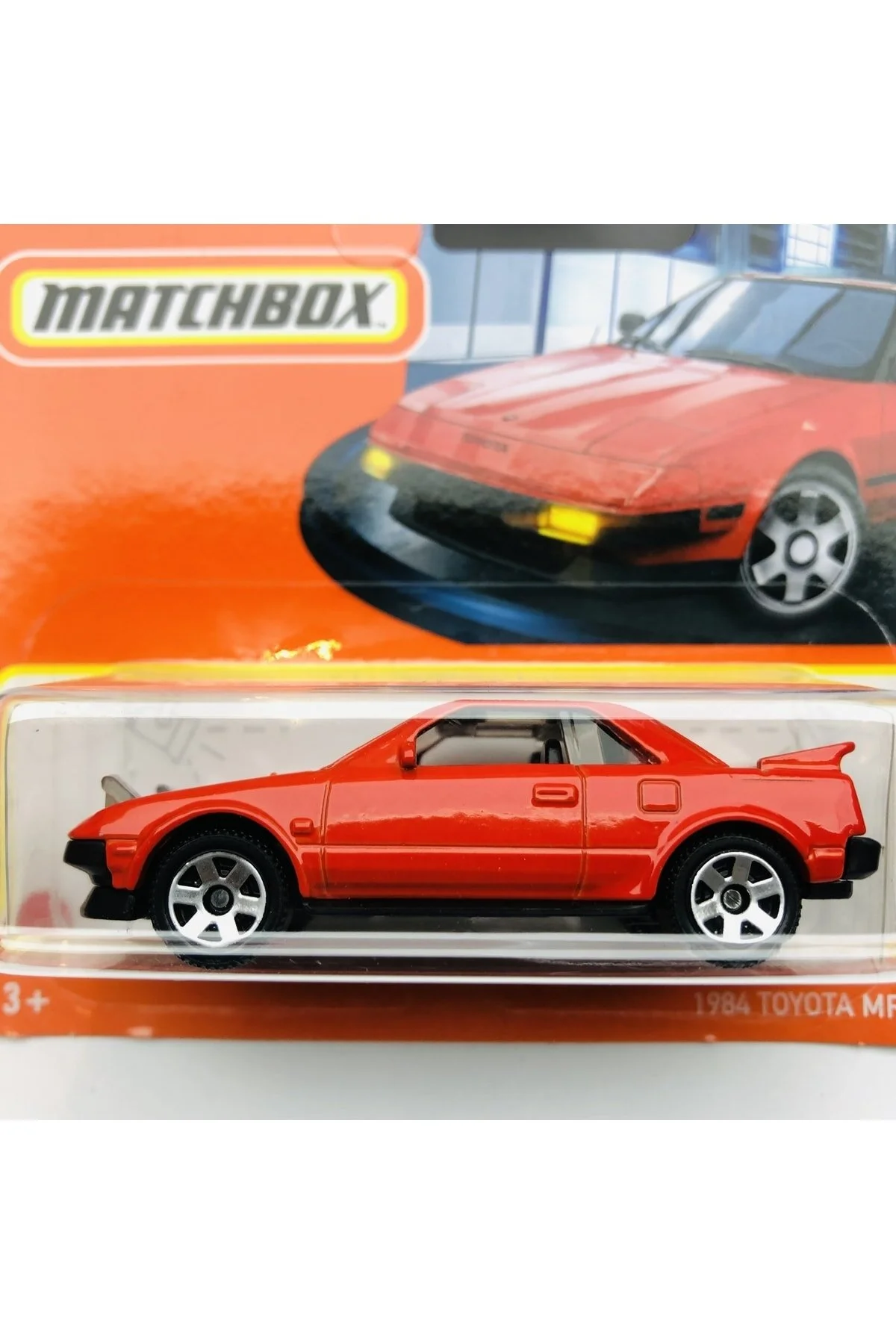 Matchbox Toyota Mr2 Red 1:64 Scale برند 16/100 1984