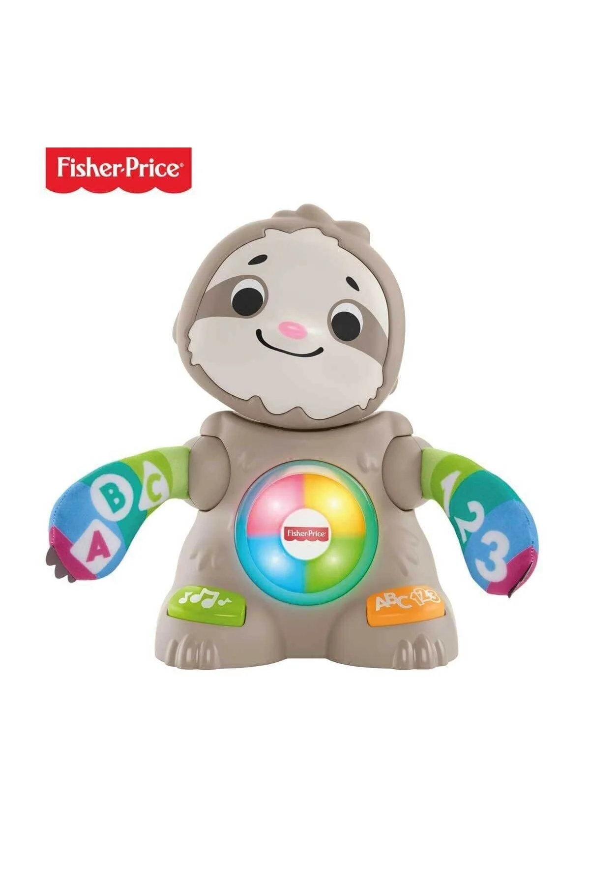 اسباب بازی های نوزاد و فعالیتی حیوان تنبل شاد ترکی اورجینال Fisher Price