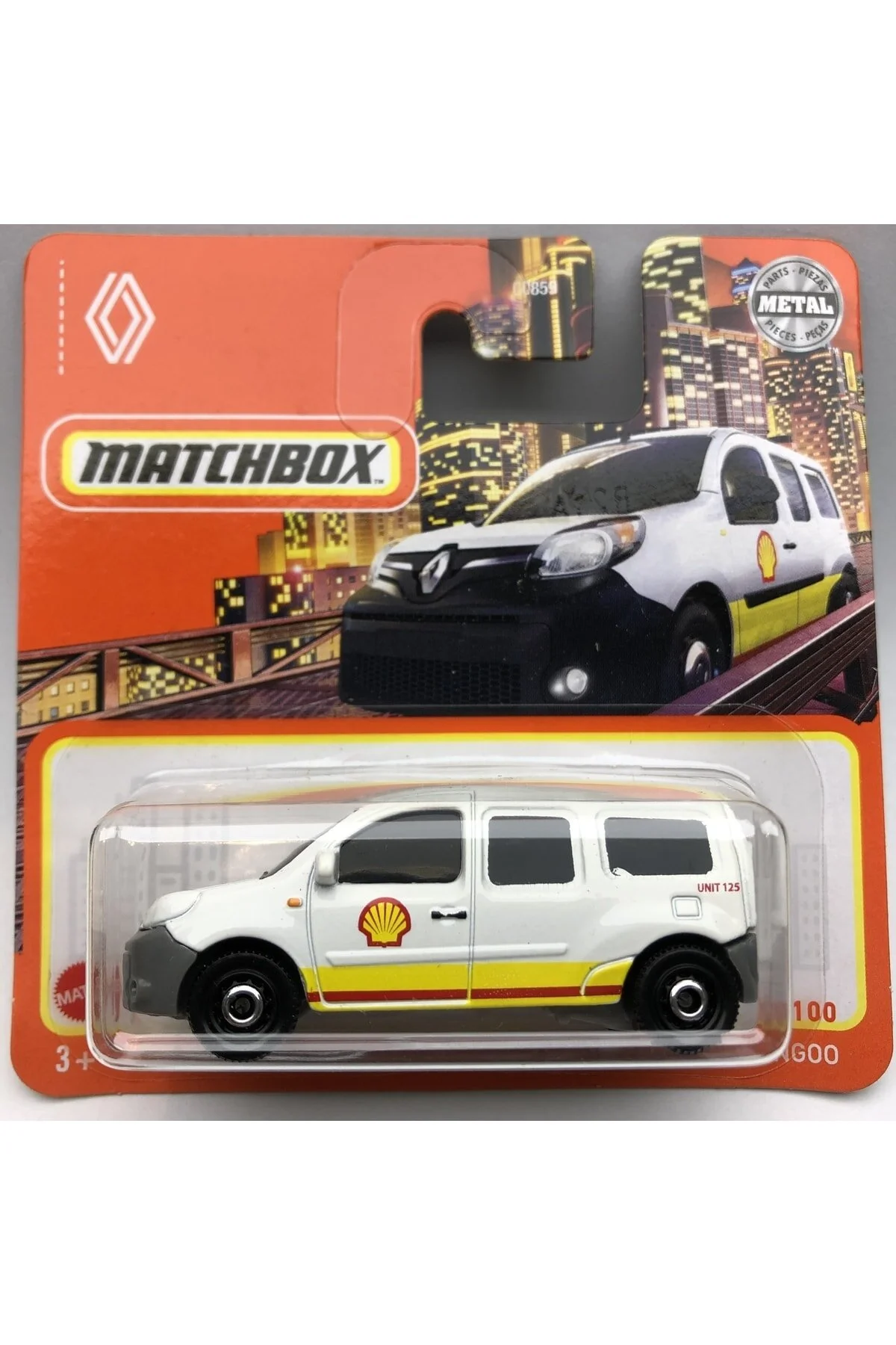 ماشین اسباب بازی RENAULT KANGOO WITH SHELL LOGO 1:64 SCALE BRAND 30 100 Matchbox