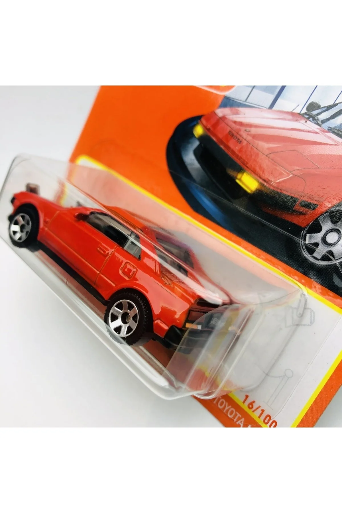 Matchbox Toyota Mr2 Red 1:64 Scale برند 16/100 1984