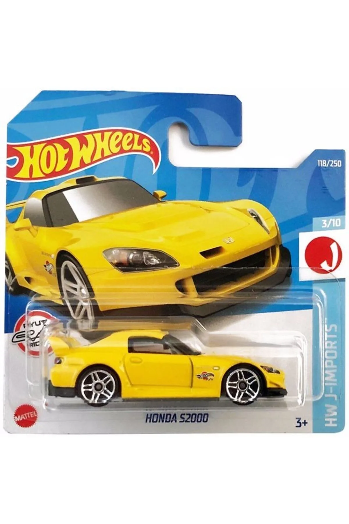 ماشین اسباب بازی HW SINGLE CARS HONDA S2000 HCV85 از ترکیه HOT WHEELS