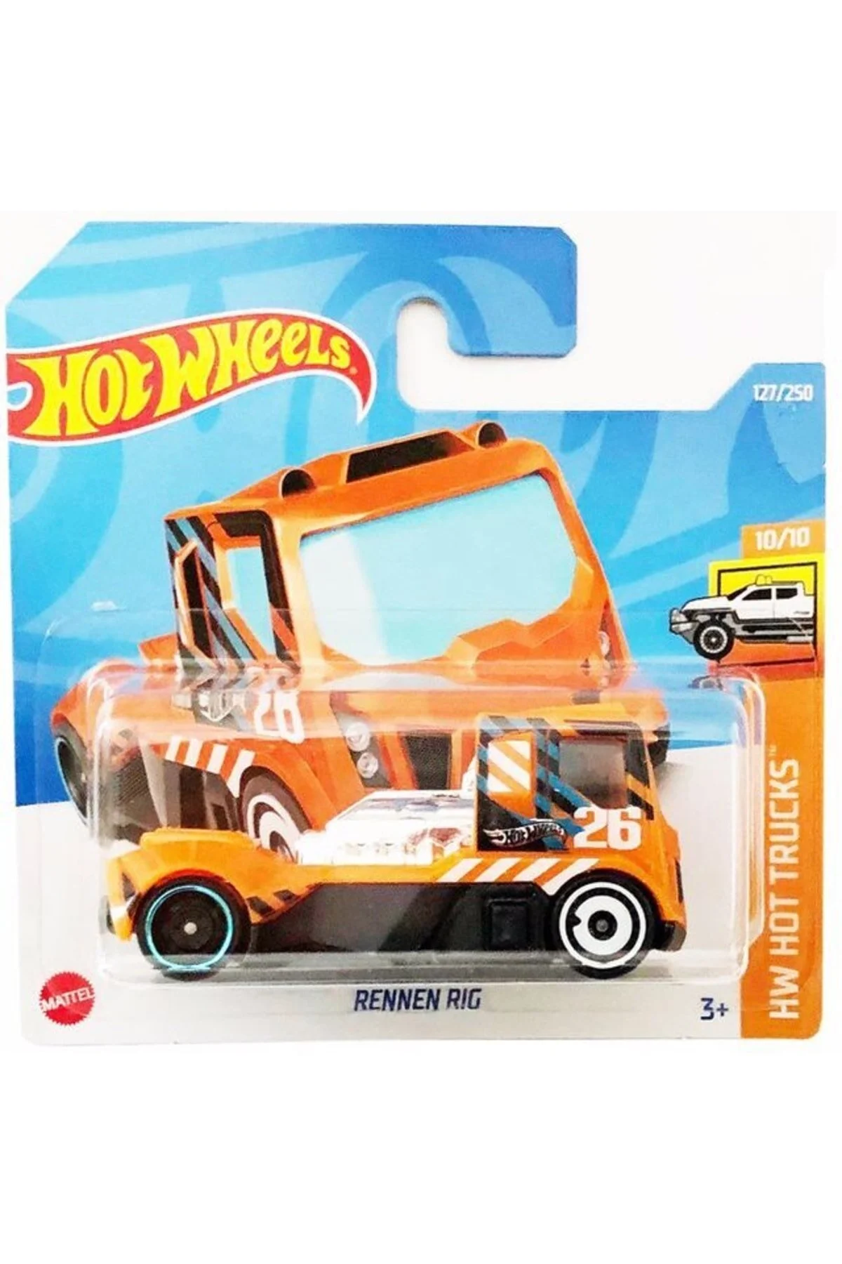 ماشین اسباب بازی HW SINGLE CARS RENNEN RIG HCW42 هات ویلز اورجینال HOT WHEELS