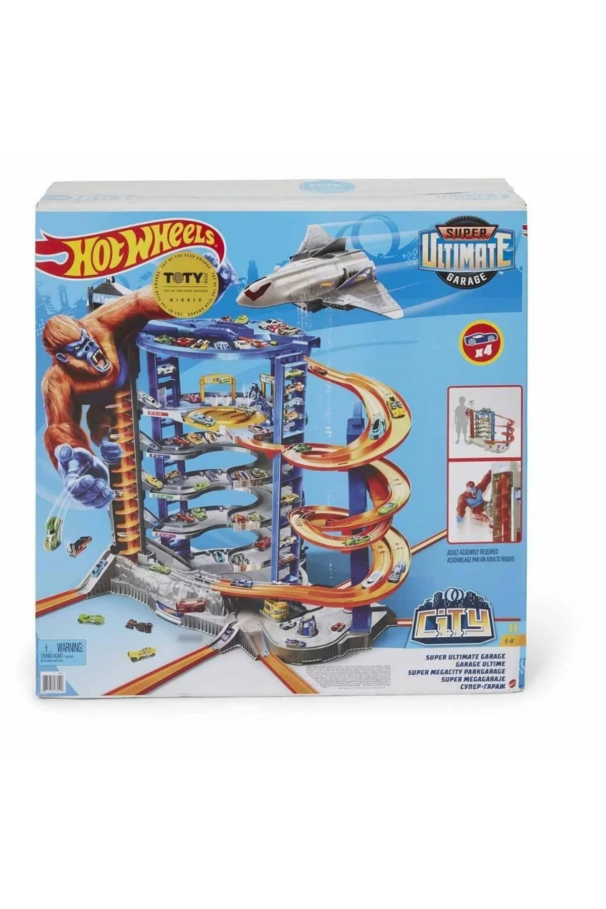 ماشین اسباب بازی MEGA GARAGE GIANT TOWER FML03 هات ویلز اورجینال HOT WHEELS