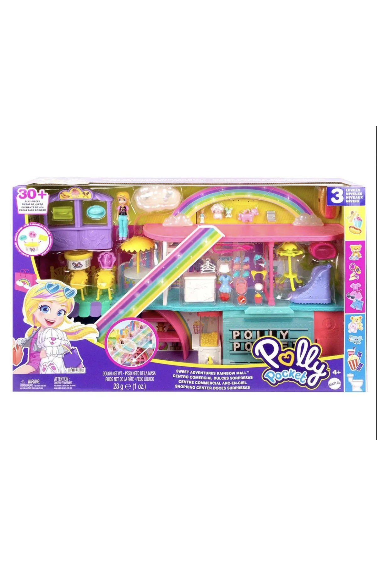 عروسک های اسباب بازی و لوازم جانبی ست پلی مرکز خرید HHX78 RAINBOW Polly Pocket