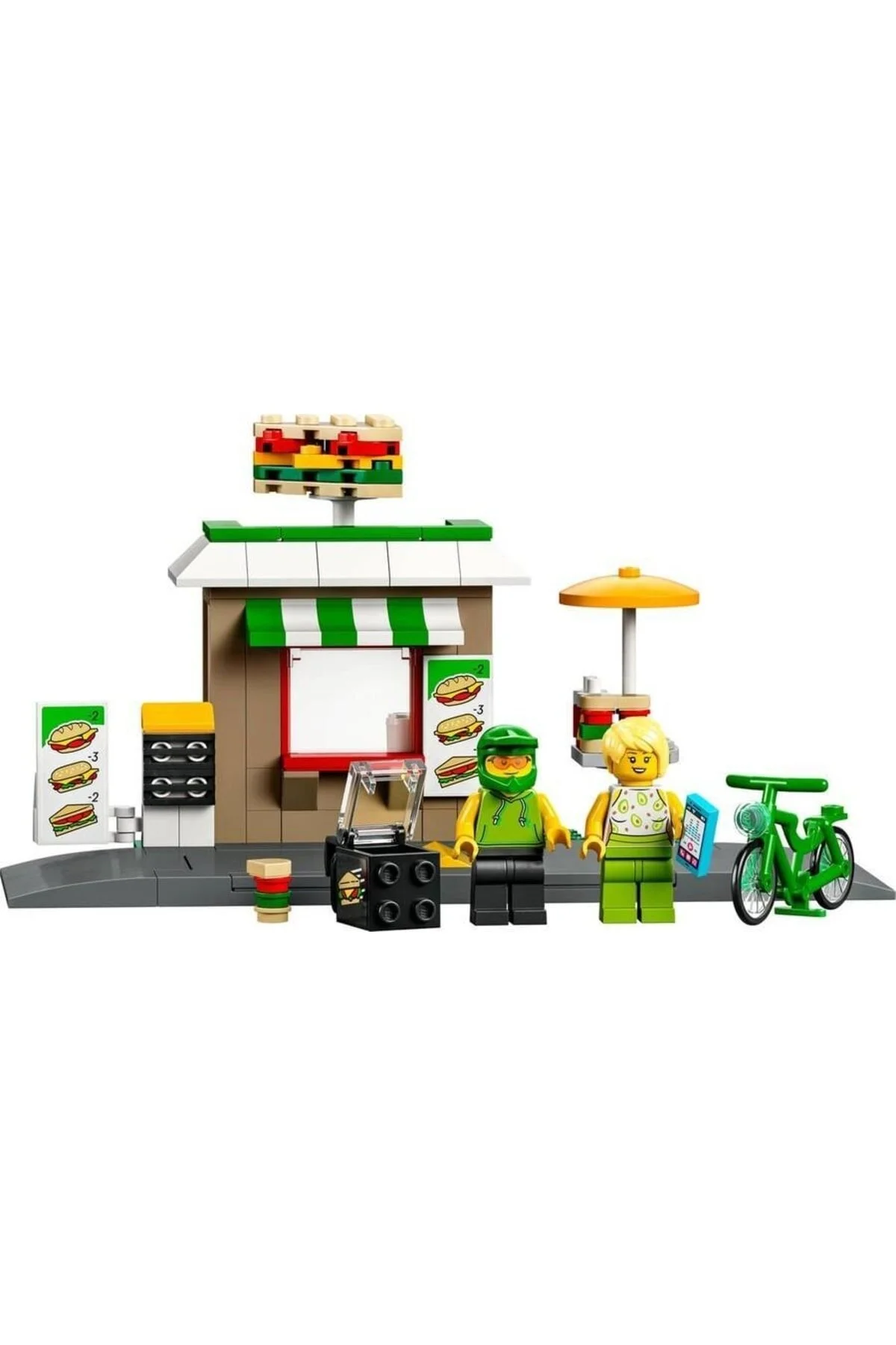لگو و اسباب بازی های ساخت محور ساندویچ فروشی سیتی 40578 از ترکیه LEGO