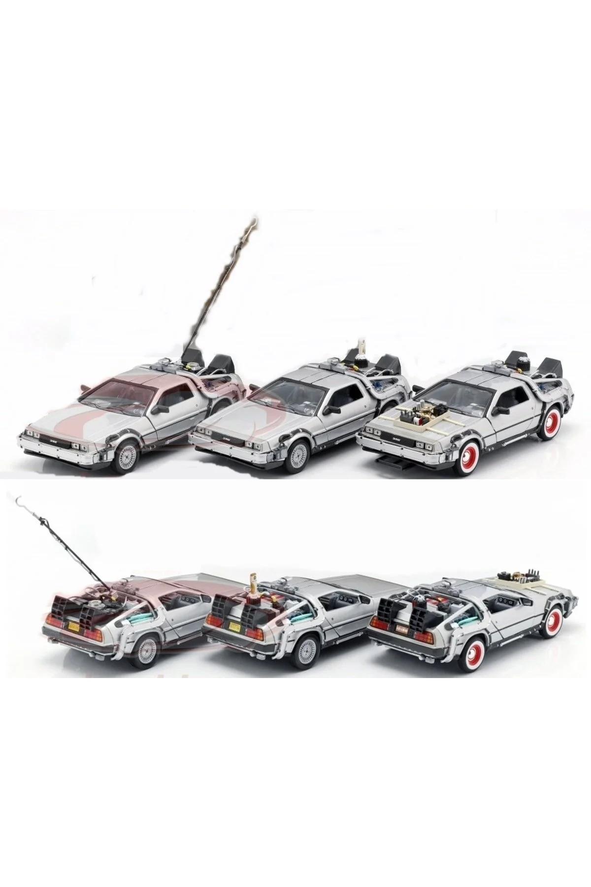 مدل خودرو 3 بازگشت به آینده 1 2 DELOREAN TIME MACHINE RETURN مارک سری FLIM FUTURE WELLY