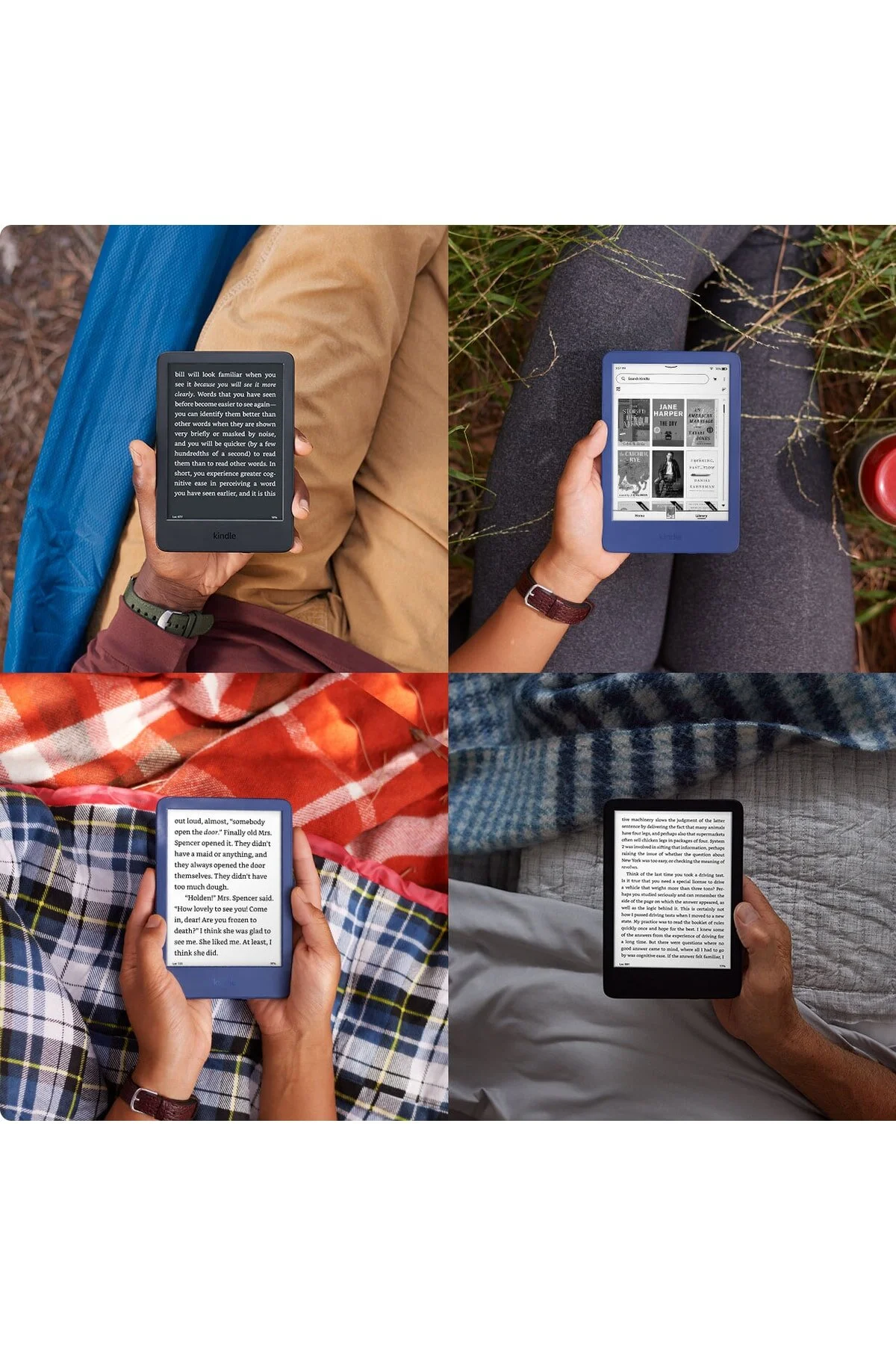 دستگاه کتاب خوان الکترونیکی آبی 2022 E BOOK 16 GB تبلیغات Amazon