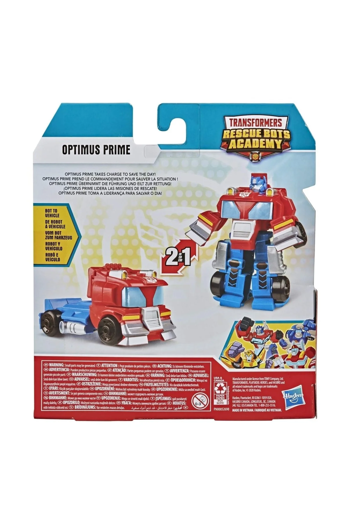 اسباب بازی های فیگور شخصیت TRAR HEROES TEAM RESCAN AST OPTIMUS PRIME F0887 transformers