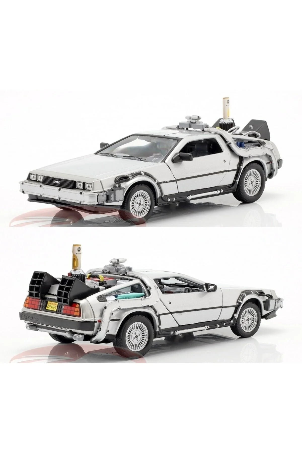 مدل خودرو 3 بازگشت به آینده 1 2 DELOREAN TIME MACHINE RETURN مارک سری FLIM FUTURE WELLY