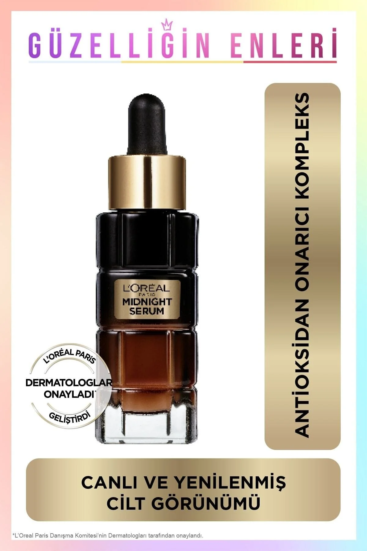 L'Oreal Paris جوان کننده پوست نیمه شب با اثر موثر سرم فوق العاده 30 میلی لیتر