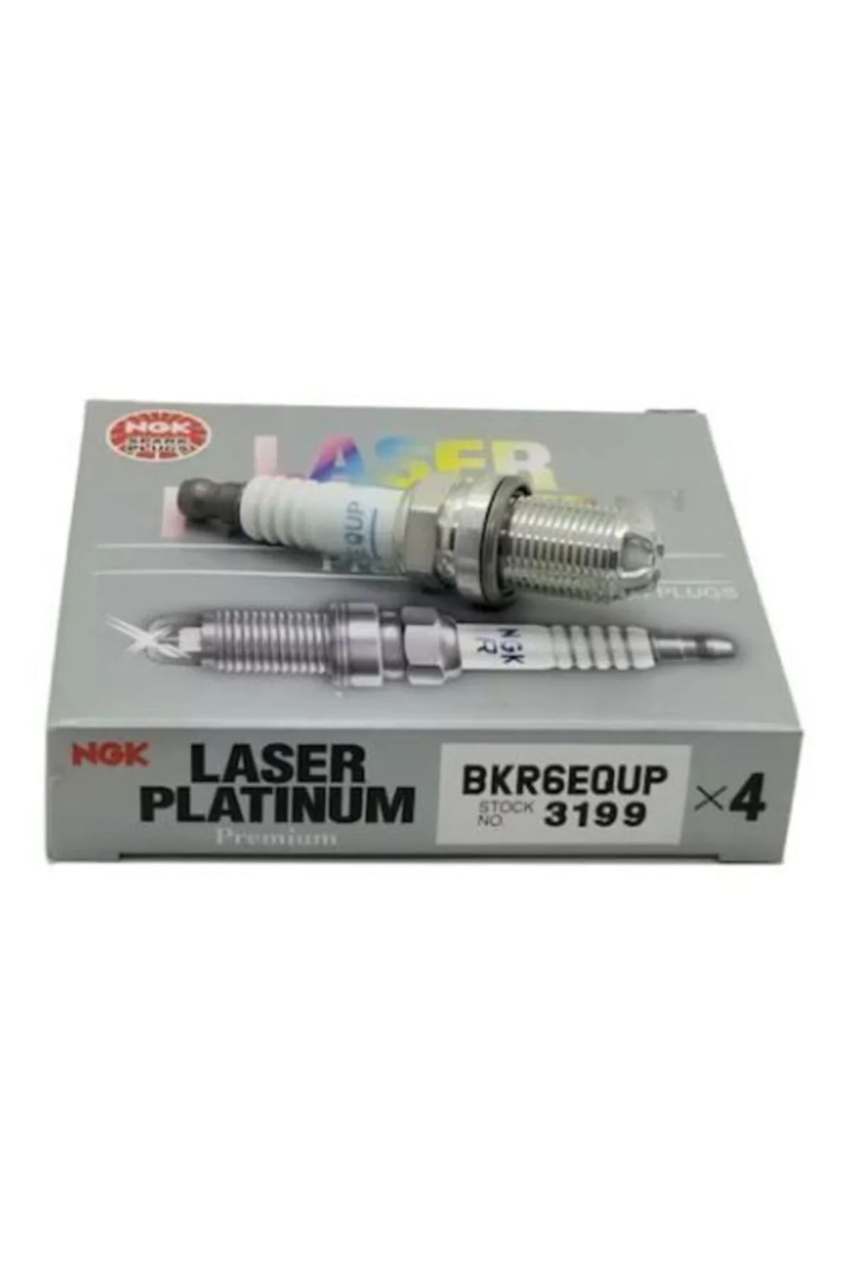 کویل جرقه زنی دوشاخه BKR6EQUP A4 A6 A8 TOUAREG BMW 1 E81 E87 3 E90 3.7 4.2 4 PCS NGK