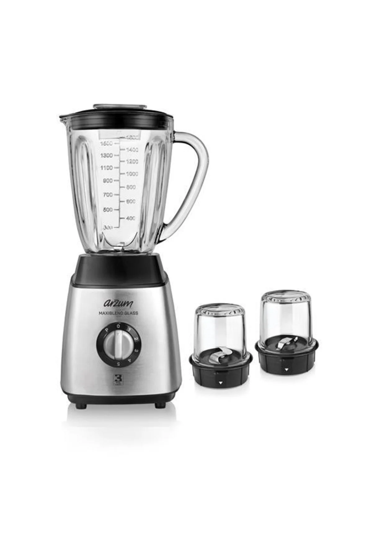 ست مخلوط کن AR1056 MAXIBLEND GLASS 600 W BLENDER Arzum