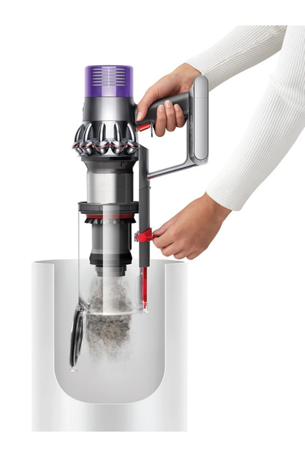 جاروبرقی ایستاده V10 کل جارو بی سیم تمیز 01 DYSON