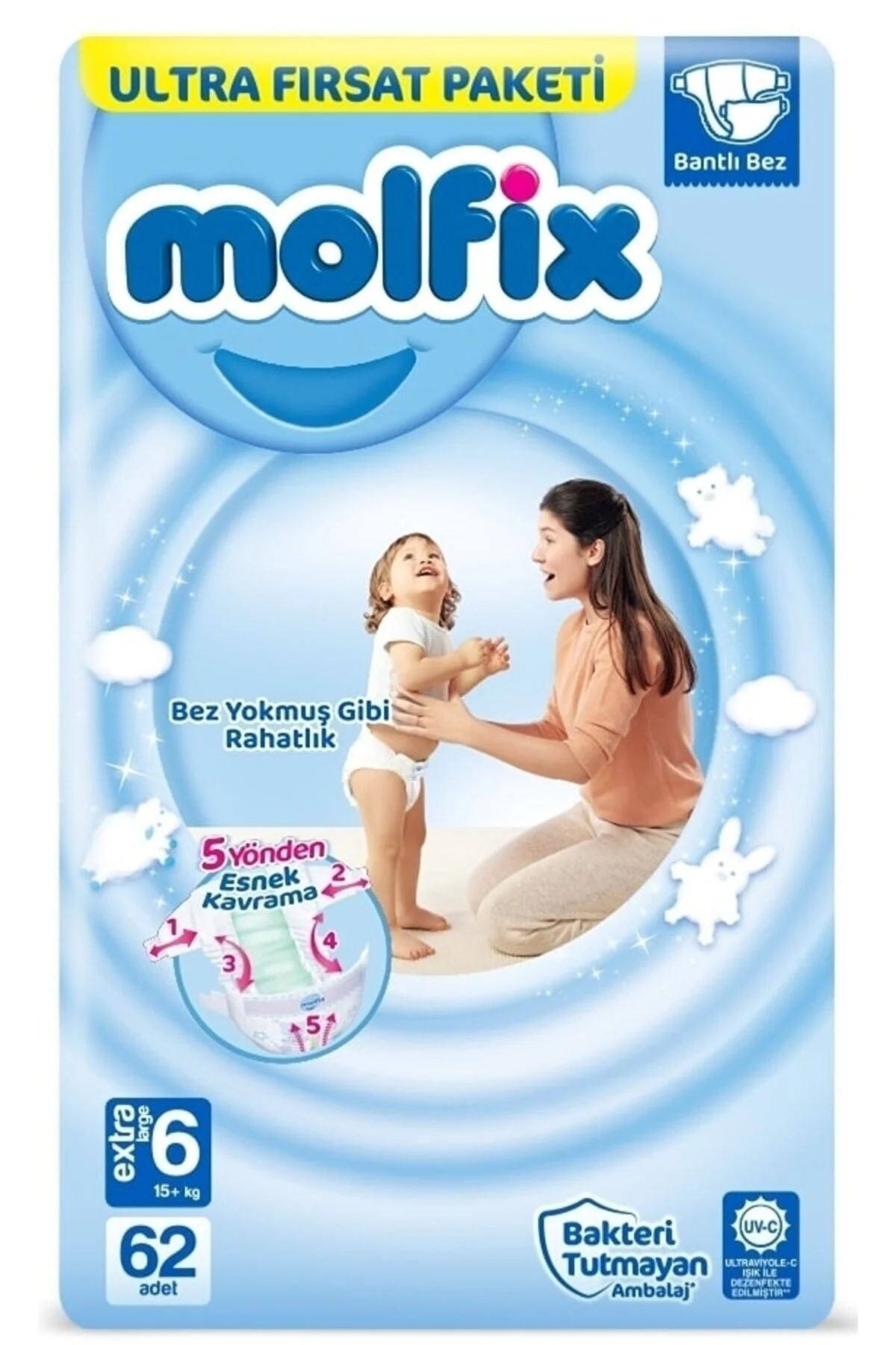پوشک بچه بسته فرصت اورجینال Molfix