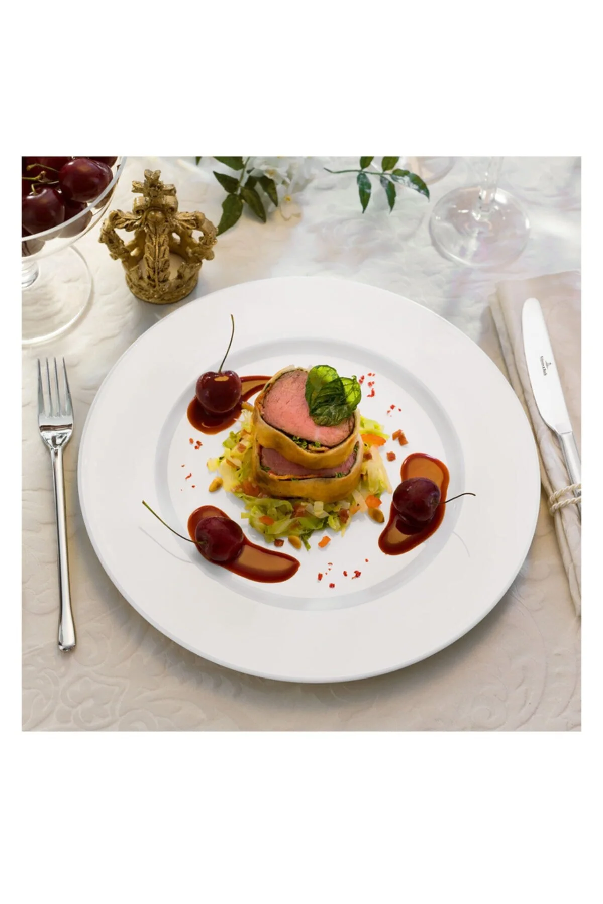 بشقاب سفید صفحه سرویس استاندارد Villeroy & Boch Villeroy & Boch