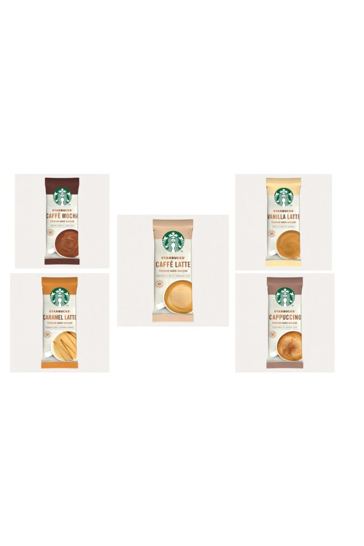قهوه فوری مجموعه 5 عددی میکس پریمیوم نسخه محدود استارباکس Starbucks