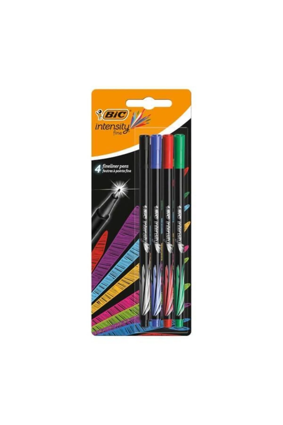 ماژیک نوک نمدی چند رنگ PEN 4 اورجینال بیک Bic