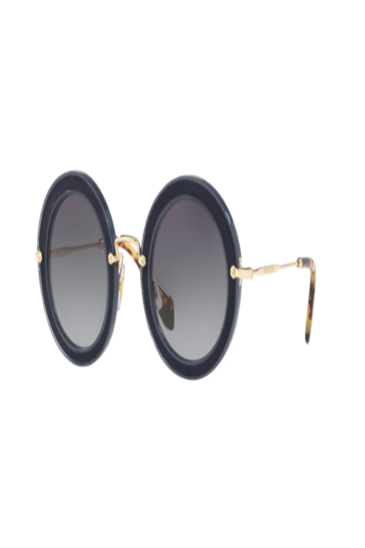 عینک آفتابی آبی زنانه بیضی MU08RSVIG5D1 Miu Miu