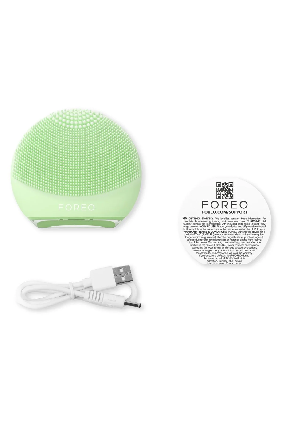 دستگاه شستشوی صورت سبز واتر جت لونا ™ 4 تمیز کردن و محکم پسته  Foreo