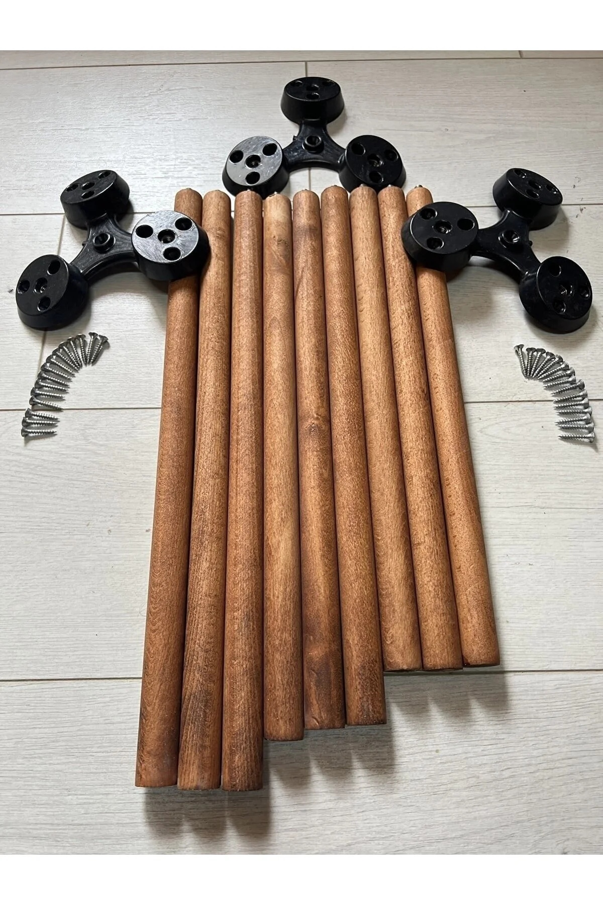 میز بغل مبلی 3 SET LEYLAK MARBLE COFFE STEP 100 ٪ سنگ مرمر اصلی Voodo Concept