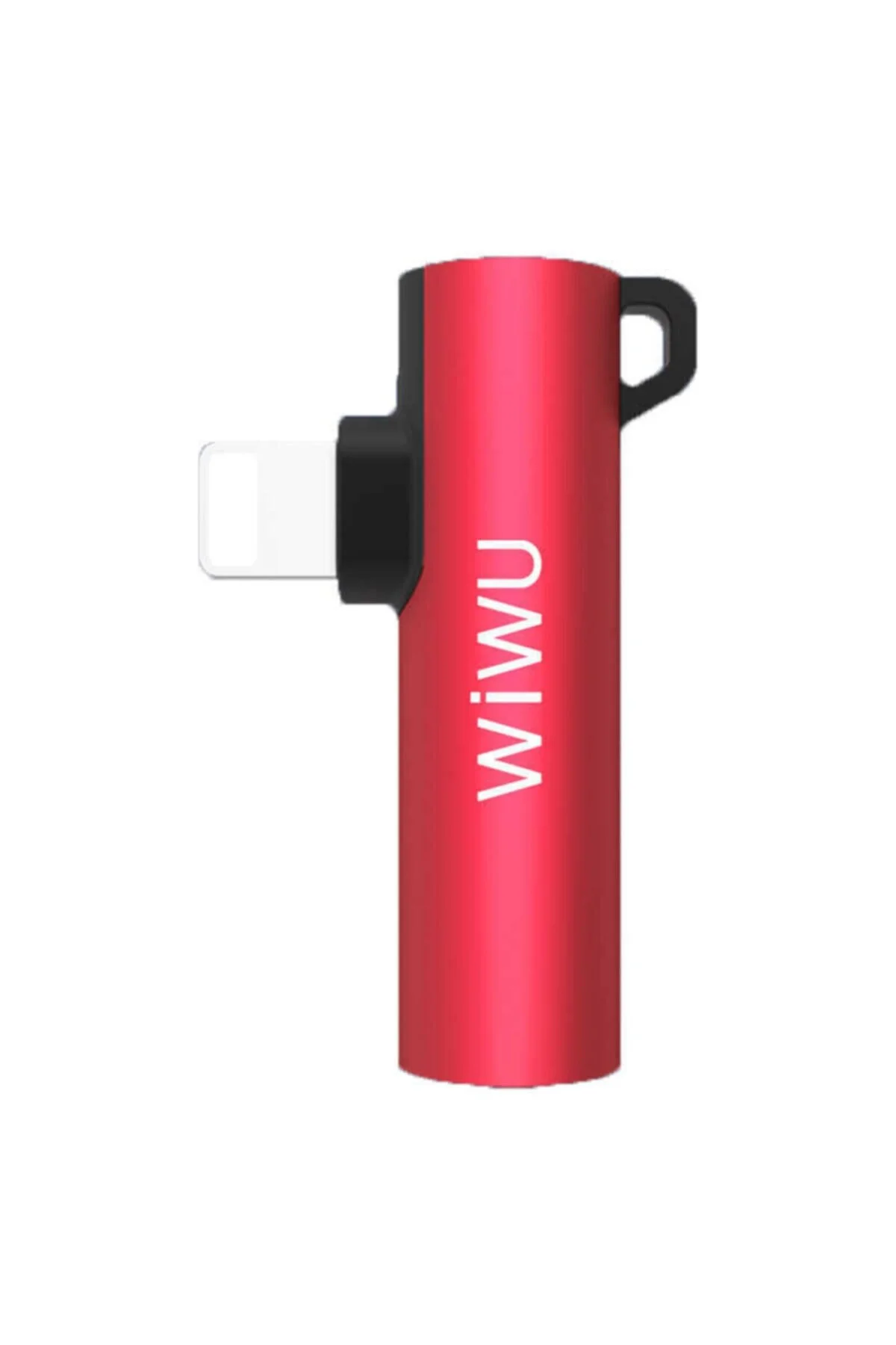 مبدل کابل صدا ST03 LIGHTNING AUDIO ADAPTER IPHONE IPAD 3.5MM HEADPHONE AND CHARGING CONVERTER RED WIWU