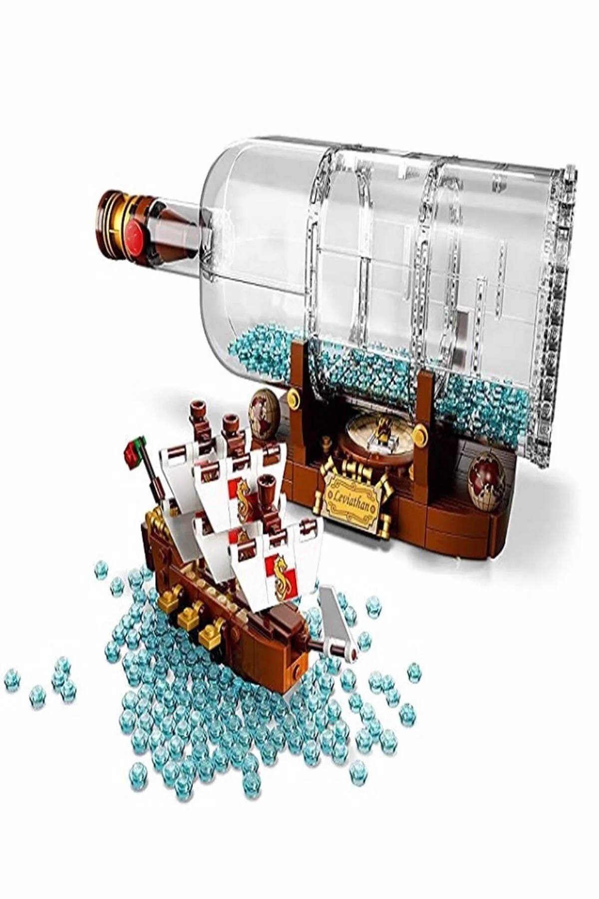 لگو و اسباب بازی های ساخت محور IDEAS 21313 SHIP IN A BOTTLE از ترکیه LEGO
