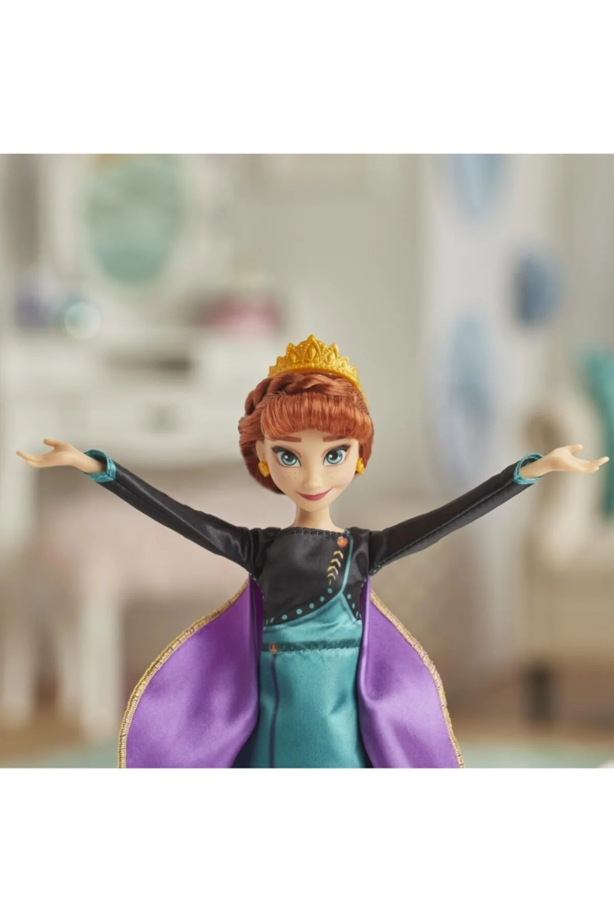 اسباب بازی های فیگور دیگر سبز مردانه و زنانه E8881 Frozen 2 آهنگ آنا ملکه دیزنی +4 سن  Hasbro