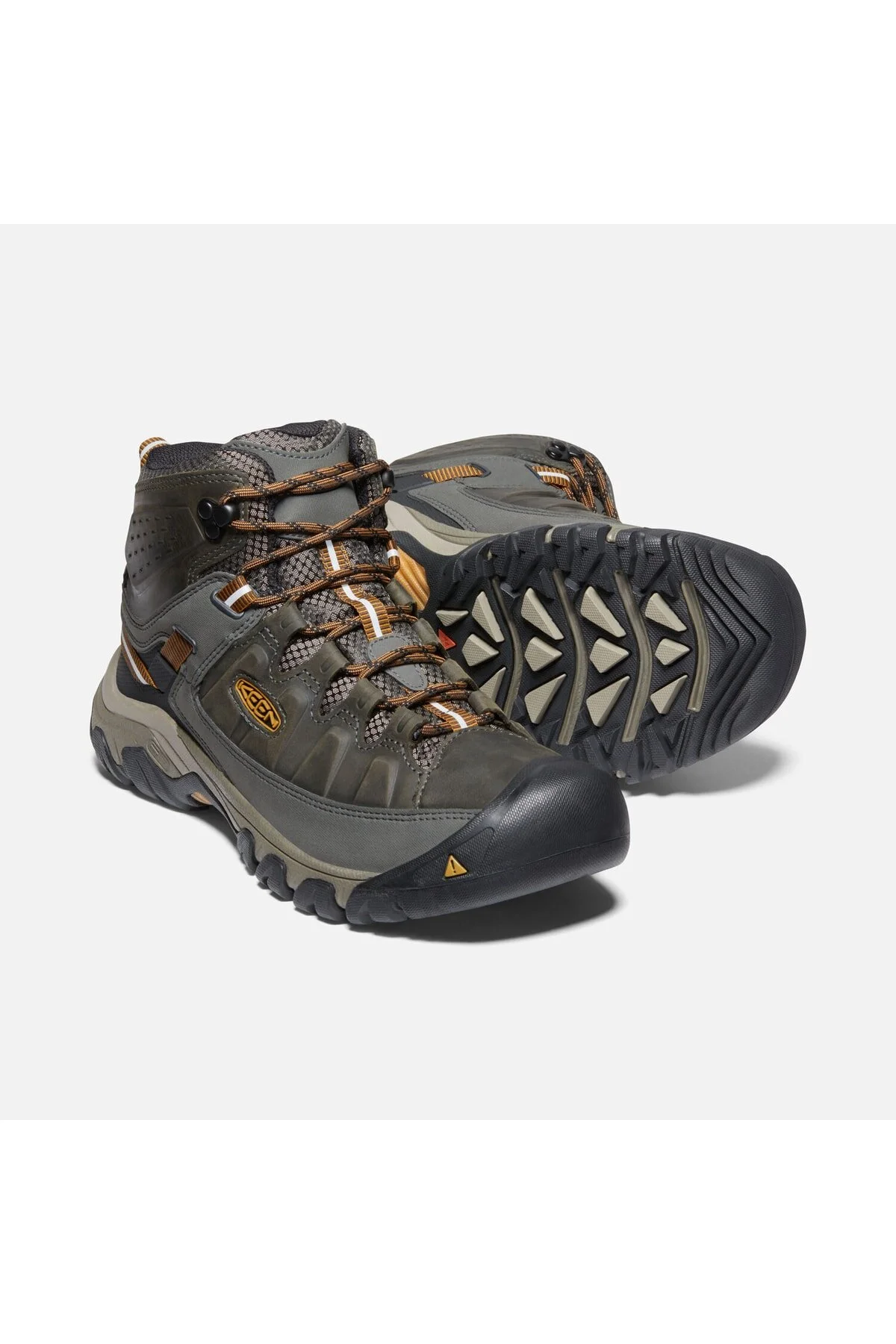 بوت پوتین مردانه Targhee Iii Mid Wp مشکی Olipgolden Brown کین Keen