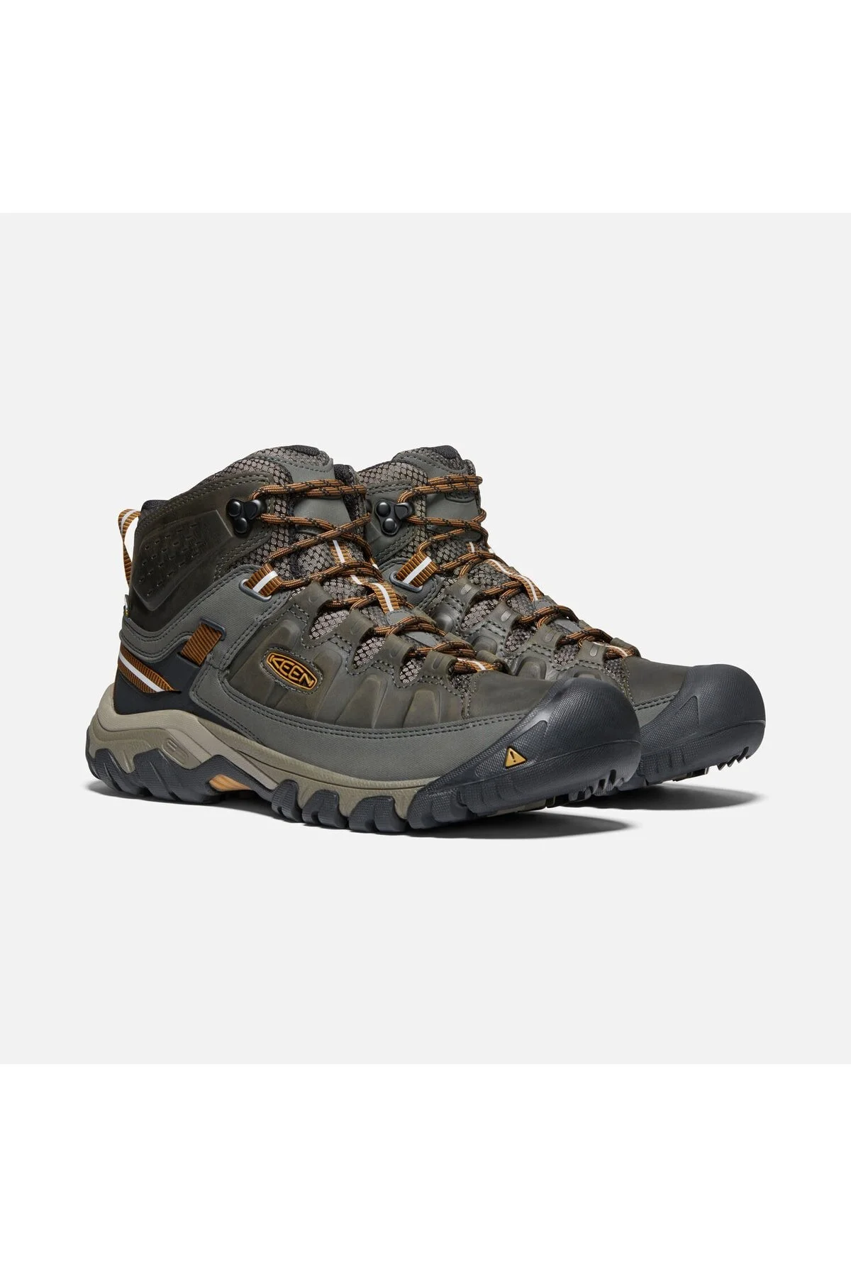 بوت پوتین مردانه Targhee Iii Mid Wp مشکی Olipgolden Brown کین Keen