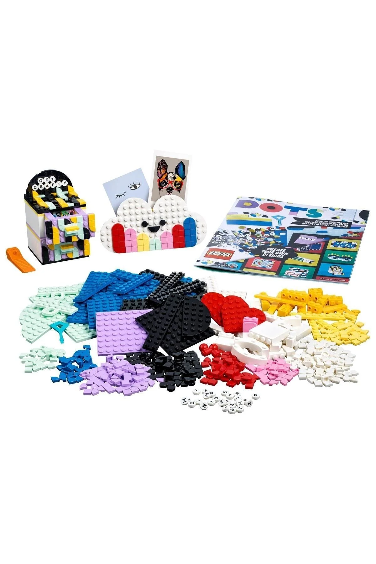 لگو و اسباب بازی های ساخت محور DOTS CREATIVE DESIGNER BOX 41938 CRAFT ORNAMENT SET ست ساز 779 عدد از ترکیه LEGO