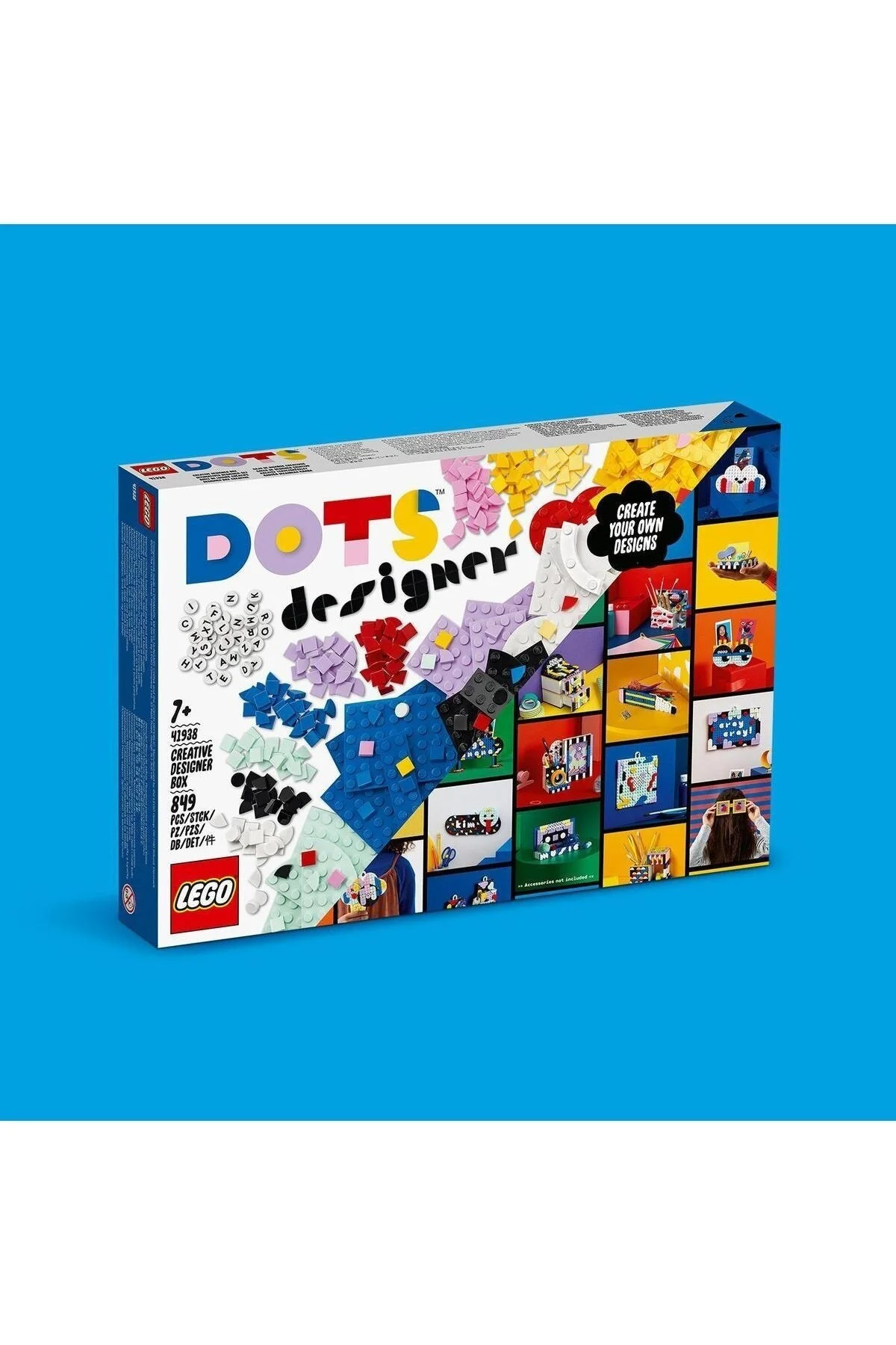 لگو و اسباب بازی های ساخت محور DOTS CREATIVE DESIGNER BOX 41938 CRAFT ORNAMENT SET ست ساز 779 عدد از ترکیه LEGO