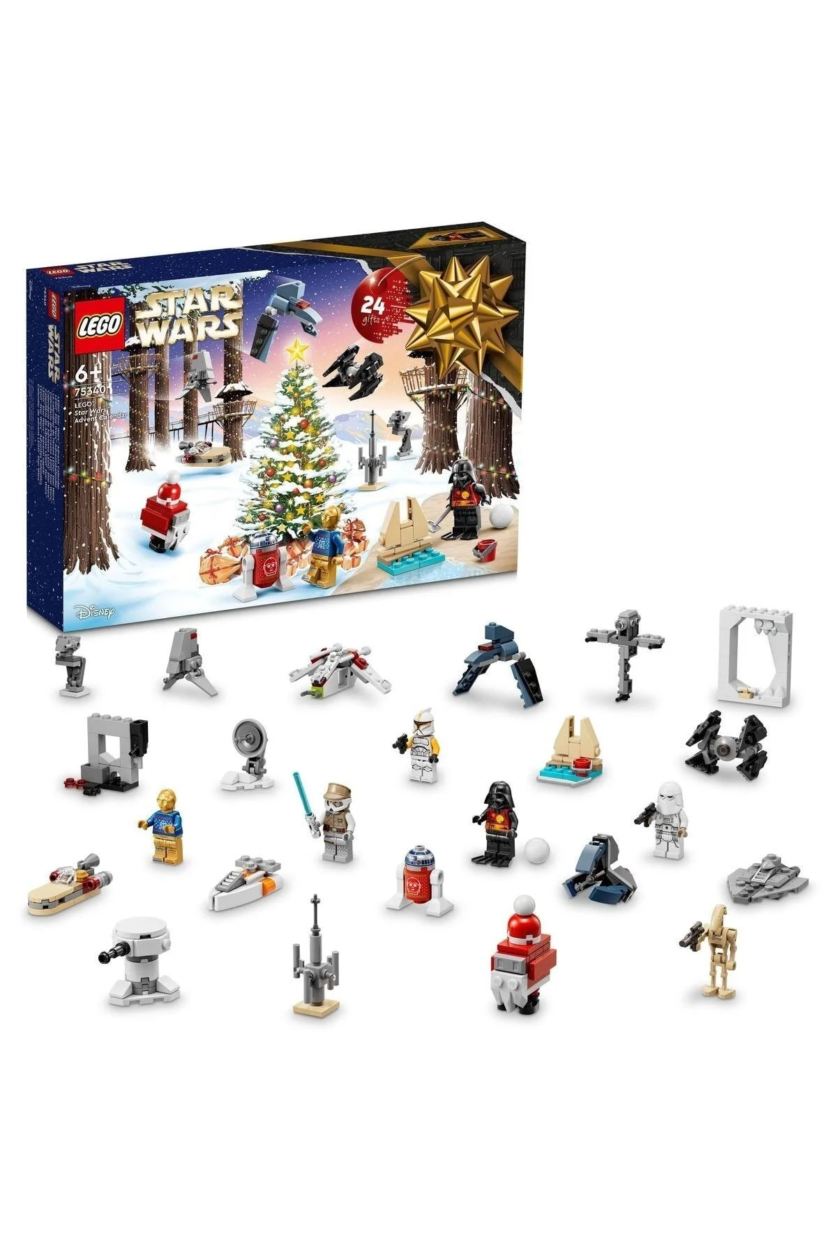 لگو و اسباب بازی های ساخت محور مجموعه ساختمانی برای کودکان نوجوانان از STAR WARS ADVENT CALENDAR 75340 329 قطعه ترکیه LEGO