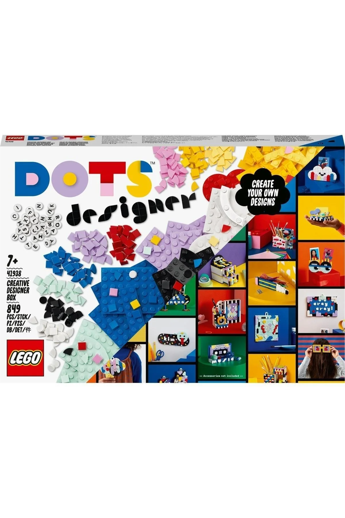 لگو و اسباب بازی های ساخت محور DOTS CREATIVE DESIGNER BOX 41938 CRAFT ORNAMENT SET ست ساز 779 عدد از ترکیه LEGO