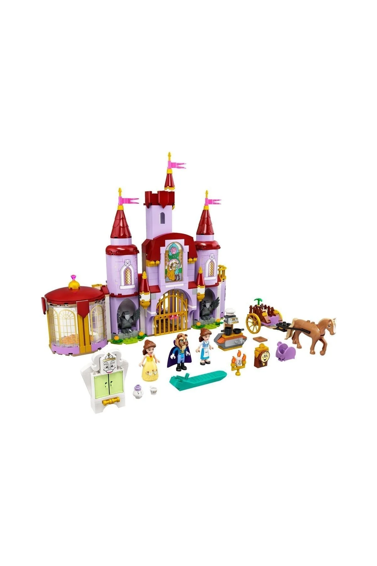 LEGO ® | Disney Princess™ Beauty and the Beast's Castle 43196 - مجموعه ساختمانی خلاقانه اسباب بازی (505 قطعه)