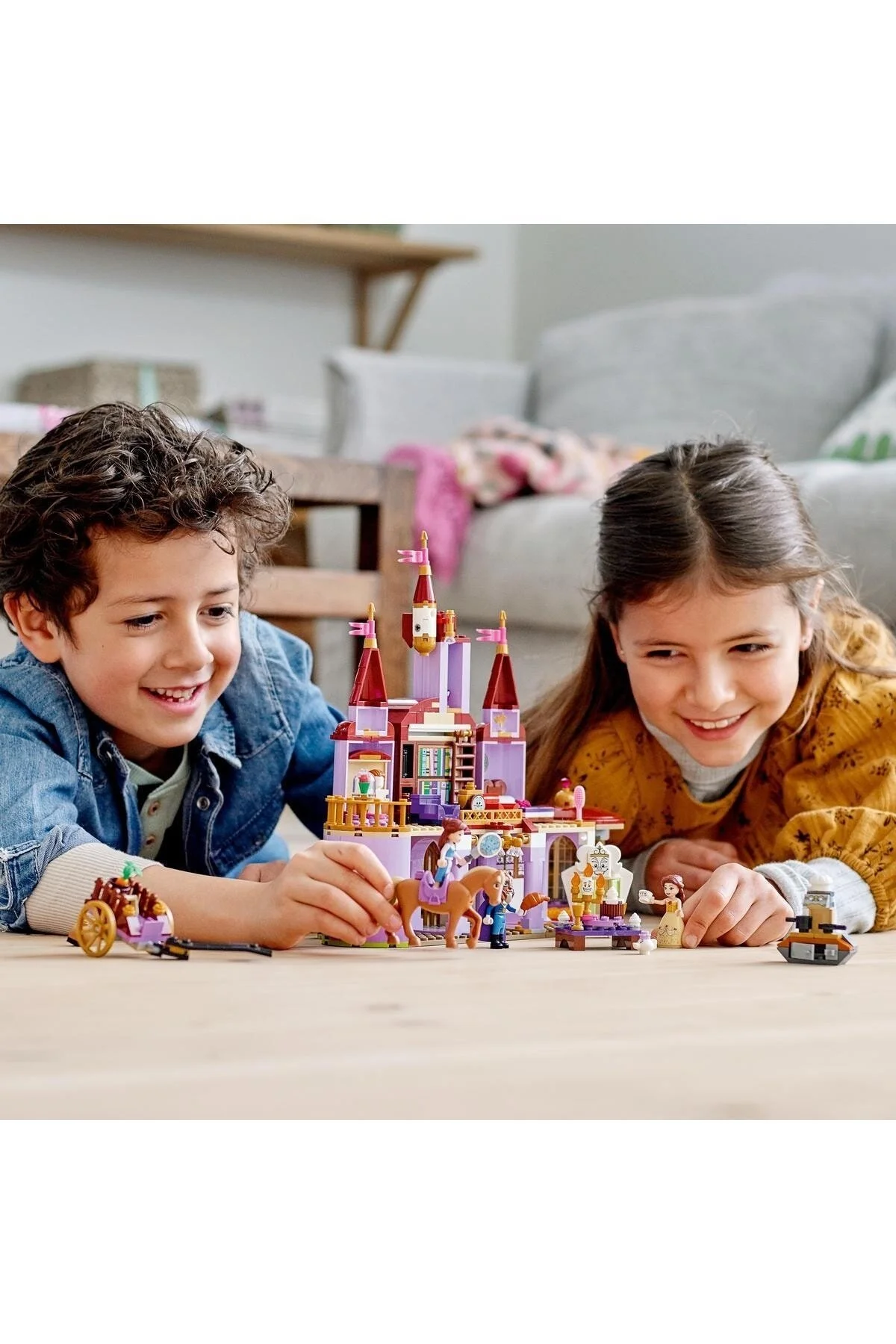 LEGO ® | Disney Princess™ Beauty and the Beast's Castle 43196 - مجموعه ساختمانی خلاقانه اسباب بازی (505 قطعه)