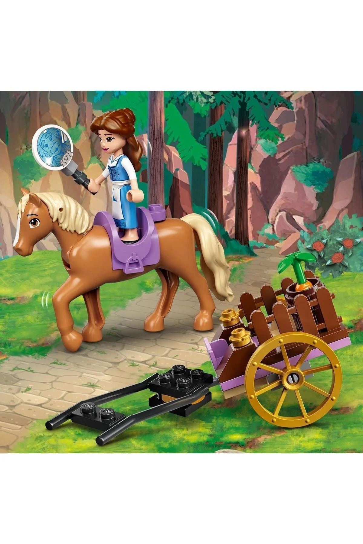 LEGO ® | Disney Princess™ Beauty and the Beast's Castle 43196 - مجموعه ساختمانی خلاقانه اسباب بازی (505 قطعه)