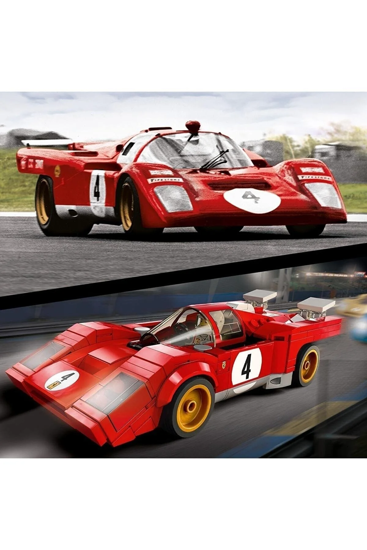 لگو و اسباب بازی های ساخت محور SPEED ​​CHAMPIONS 1970 FERRARI 512 M 76906 از ترکیه LEGO