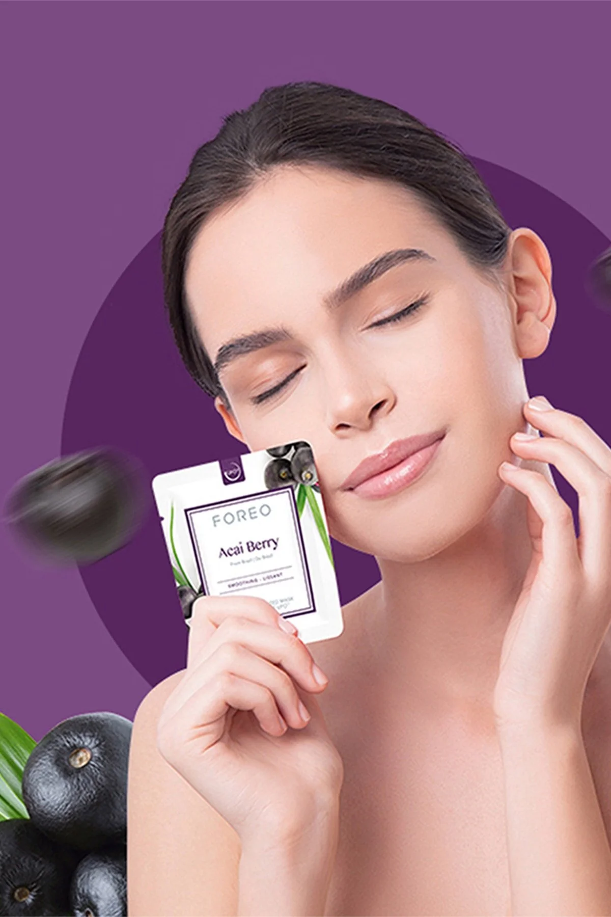 ماسک صورت زنانه واتر جت Ufo ™ Mask Acai Berry Smooth 6 قطعه فعال  Foreo
