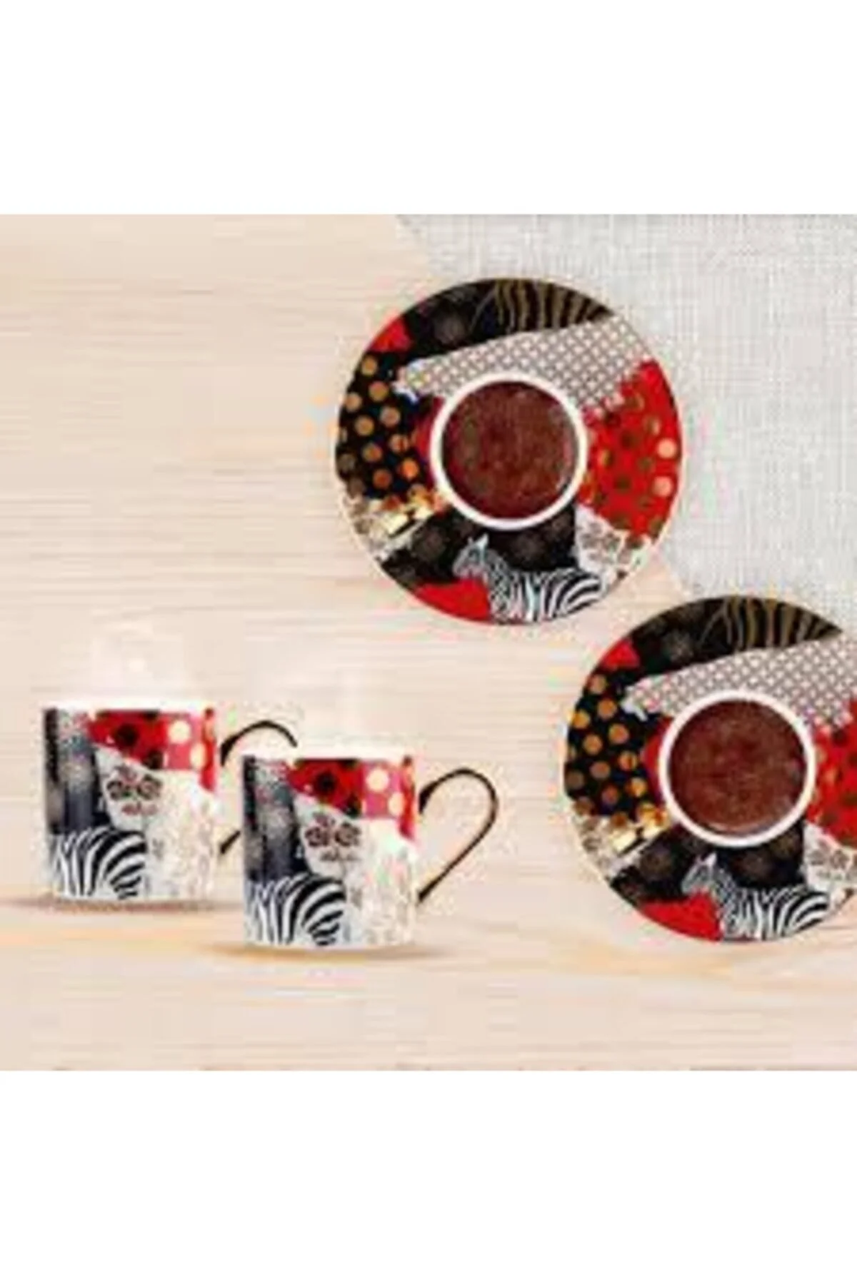 فنجان قهوه مجموعه BA HEM ZEBRA 6 Lucky Art