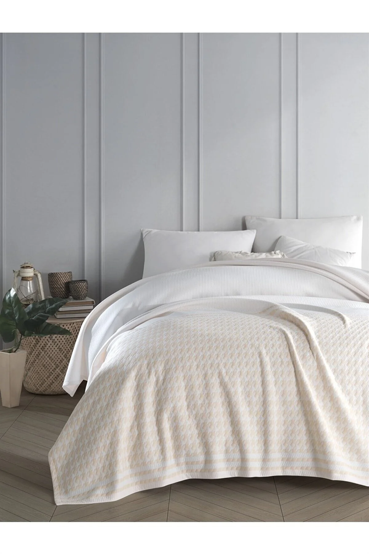 روتختی دو نفره نود کلارا 200x220 کرم Mulberry