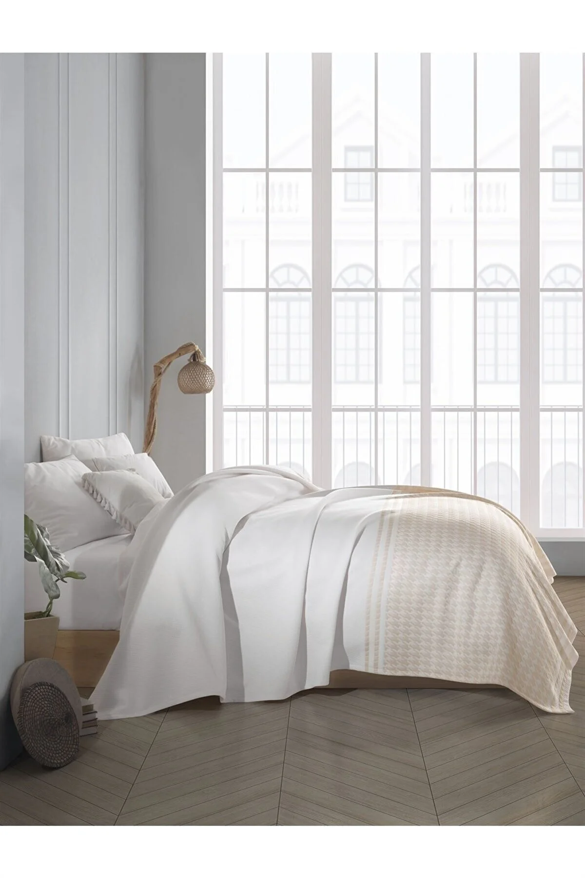 روتختی دو نفره نود کلارا 200x220 کرم Mulberry