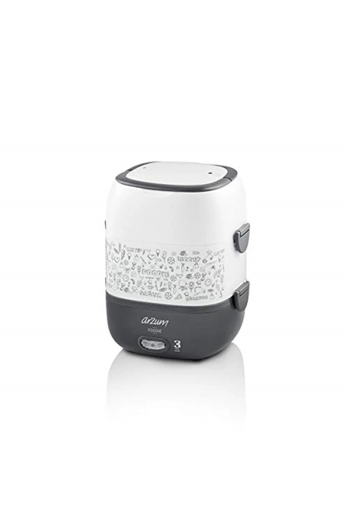 ظرف نگهدارنده کمپین مدرن AR1073 FOODIE LAST ELECTRIC 1.65 LT 270 W استیل ضد زنگ سفید Arzum