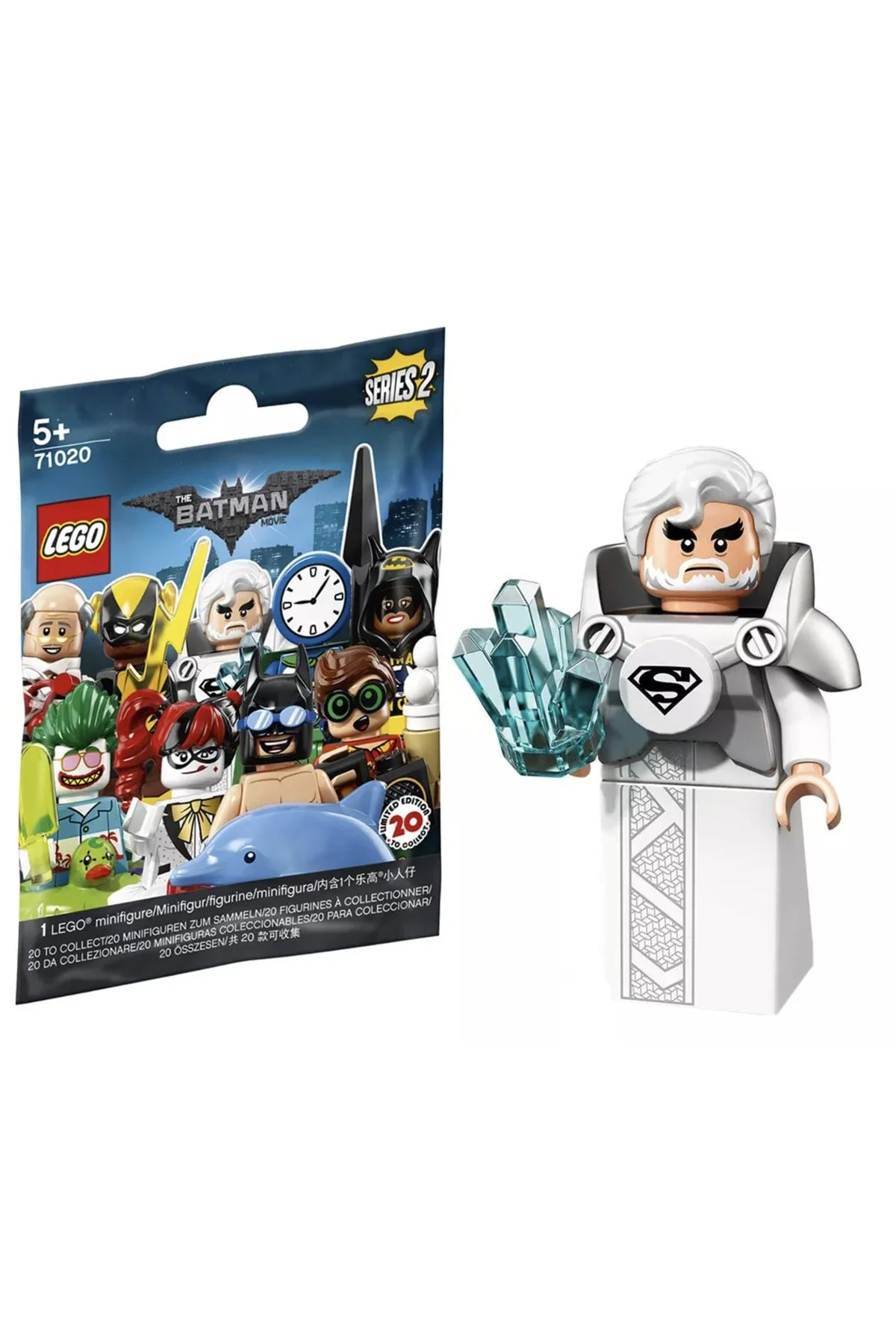 لگو THE BATMAN MOVIE 2 SERIES 71020 16 JOR EL MINIFIGURE اورجینال LEGO