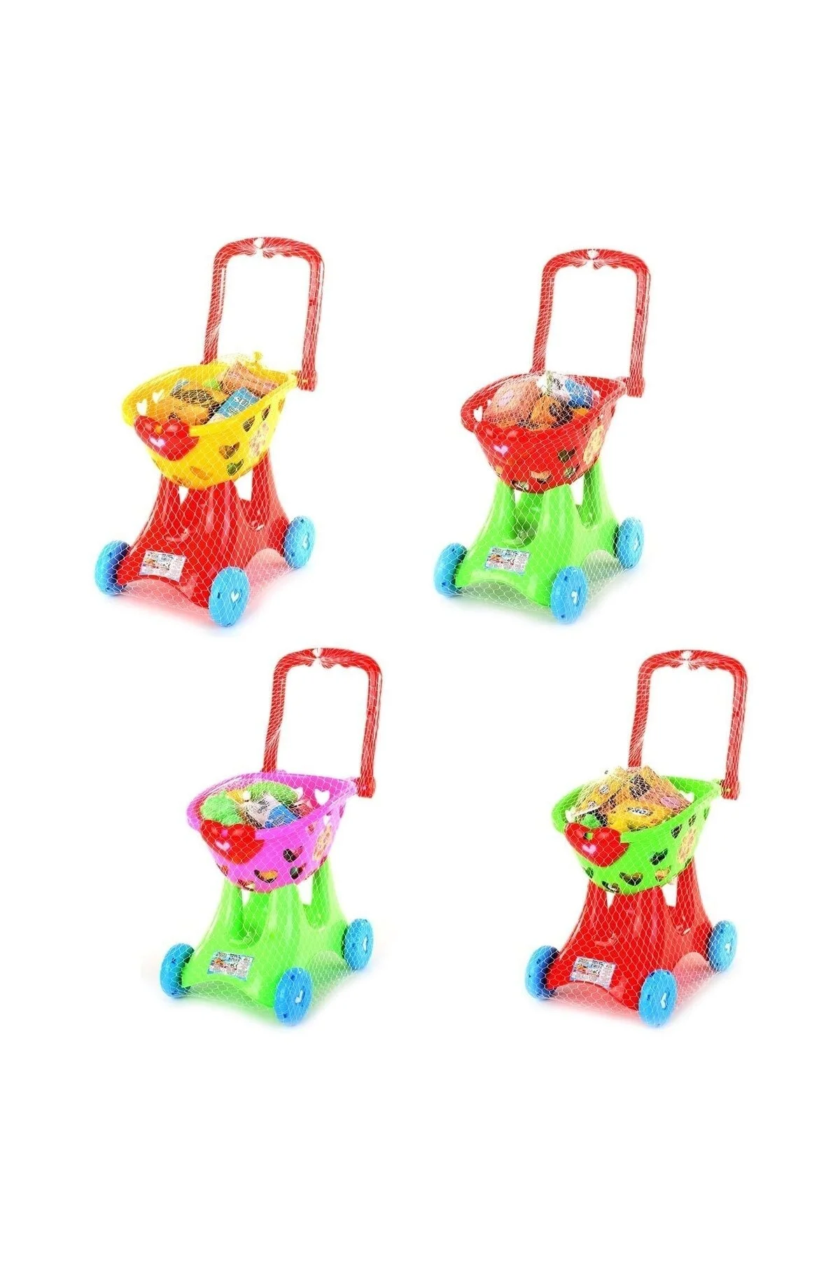 ماشین اسباب بازی چرخ دستی CAN MARKET WITH BASKET 8177 14 8178 14A 1782 1140 Can Toys