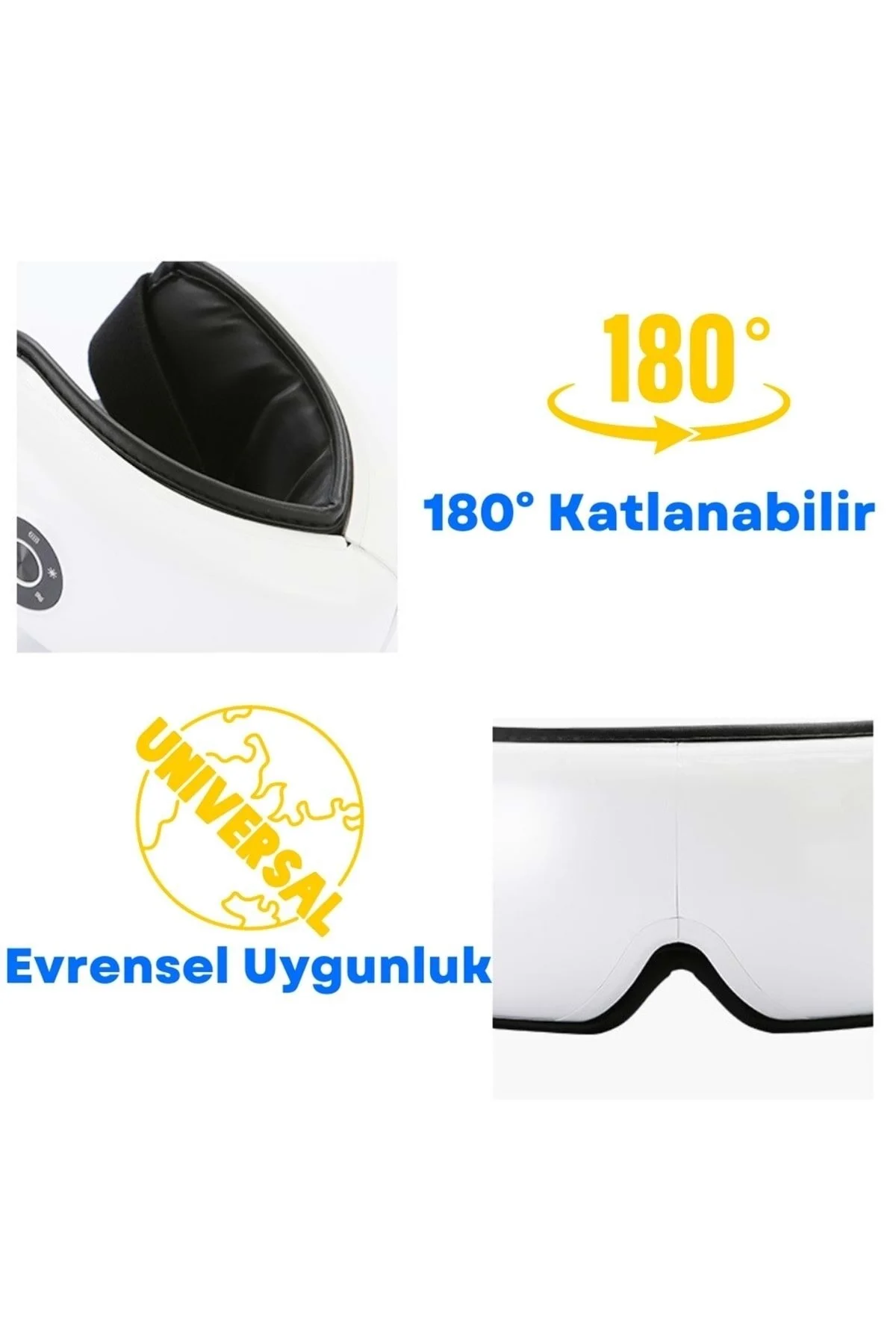 ماساژور صورت موسیقی بلوتوث چشم ماساژ چهره درمانی شارژ شده DailyLink