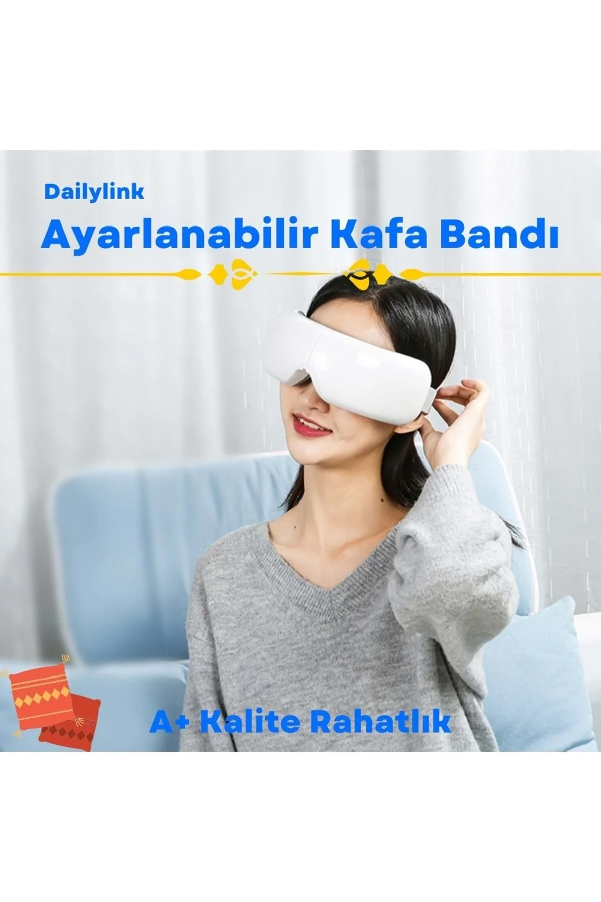 ماساژور صورت موسیقی بلوتوث چشم ماساژ چهره درمانی شارژ شده DailyLink