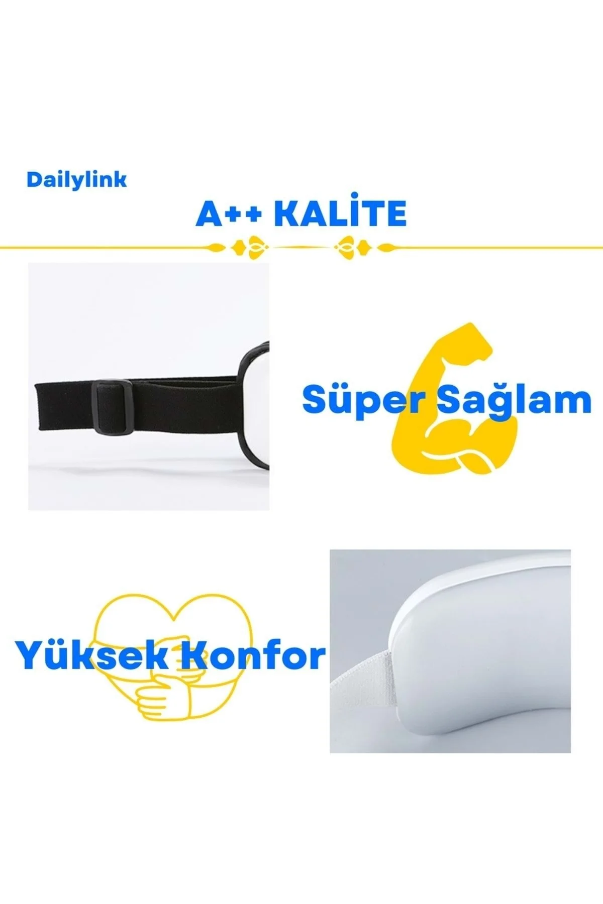 ماساژور صورت موسیقی بلوتوث چشم ماساژ چهره درمانی شارژ شده DailyLink