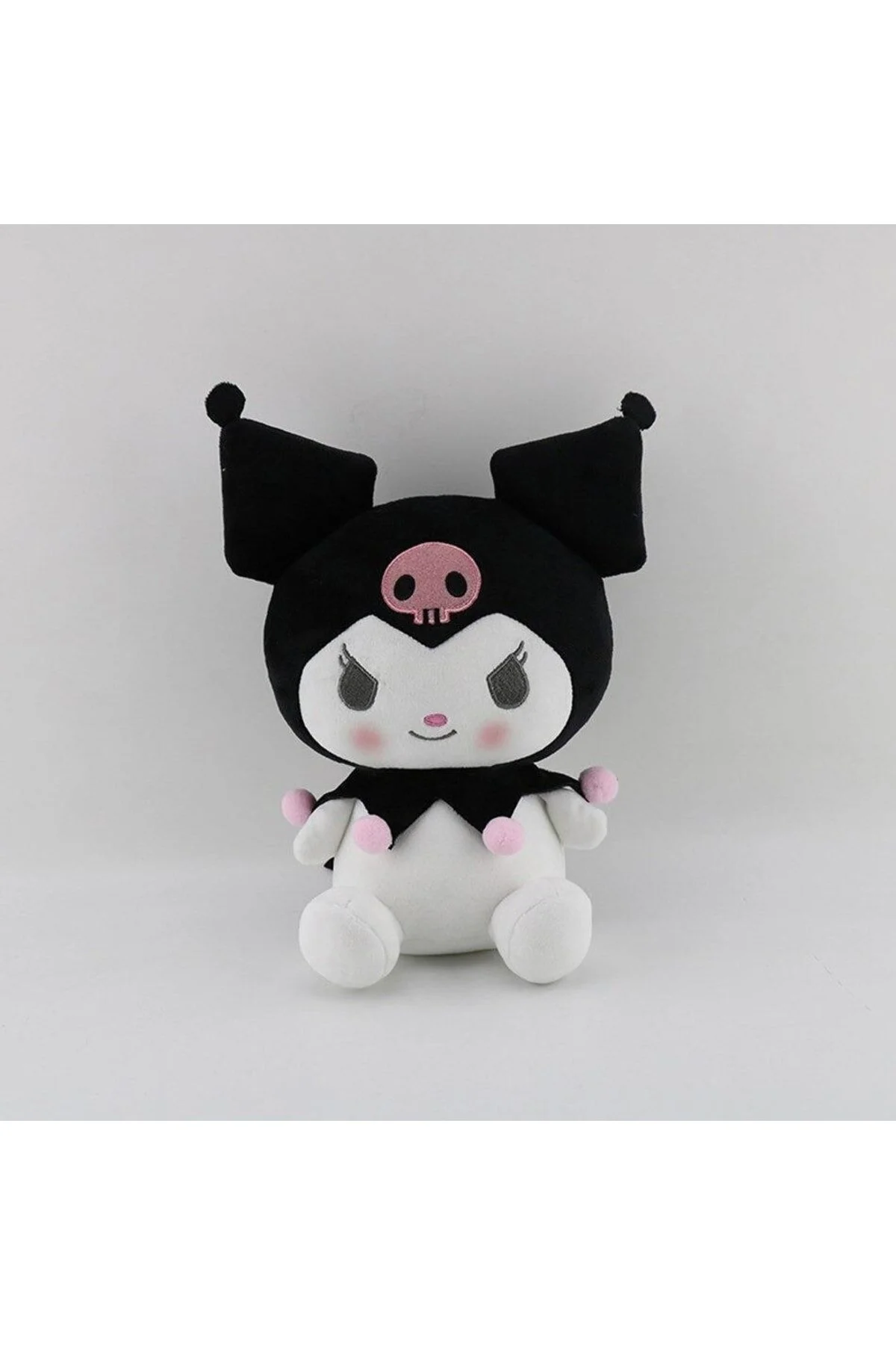 اسباب بازی های پشمی مخمل دار کارتونی KAWAII SANRIO KUROMI 25 سانتی متر Zigver